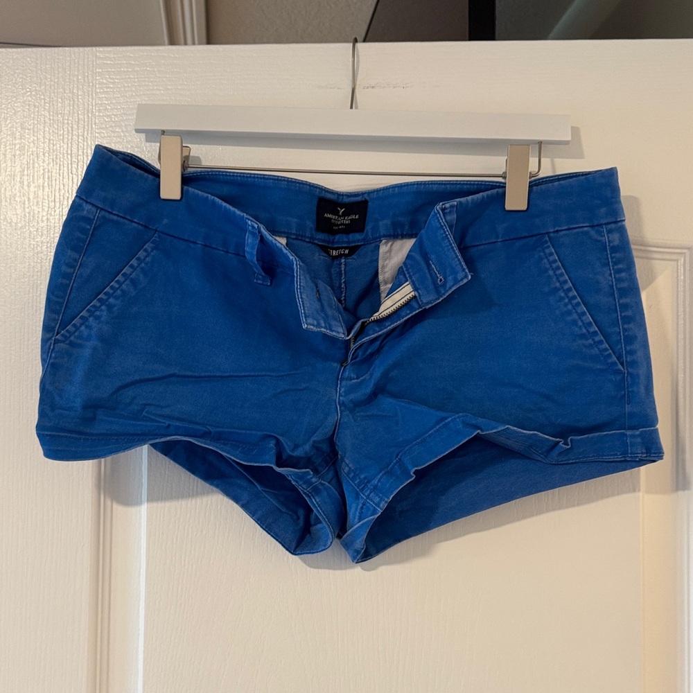 American Eagle Outfitters Vibrant Blue Jean Shorts